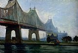 Edward Hopper Wall Art - Queensborough Bridge